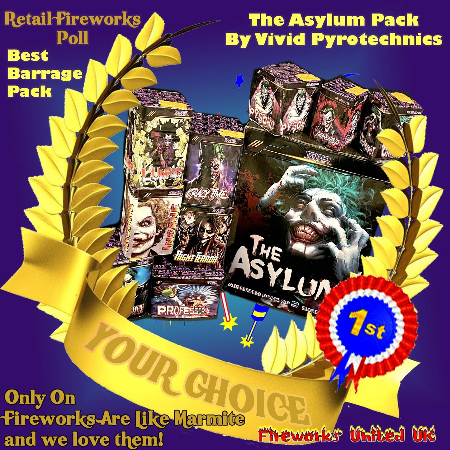 ASYLUM 9 CAKE ASSORTMENT