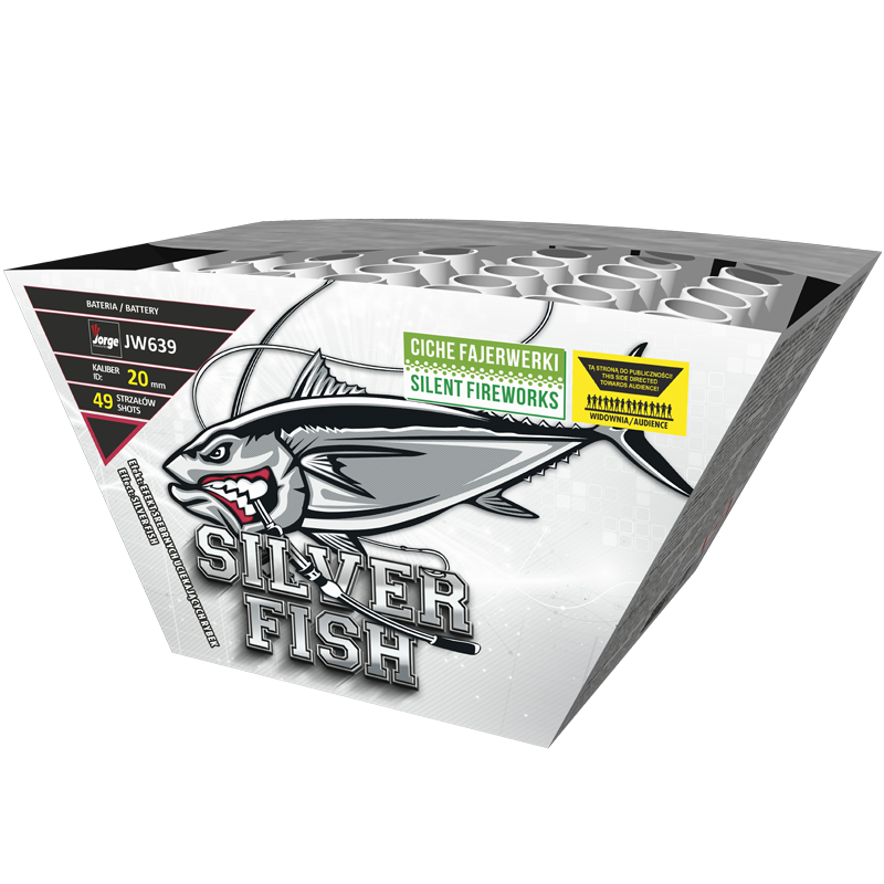 Silver Fish Fan Quiet Cake