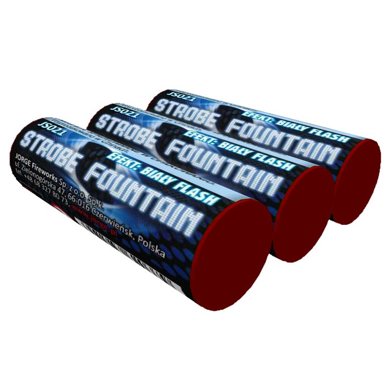 3 Pack Silver Strobes