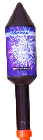 Cosmic Adventure Rocket -  White Strobe Stars