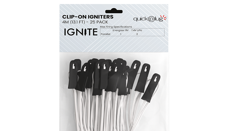 4m Clip on igniters (25-Pack)